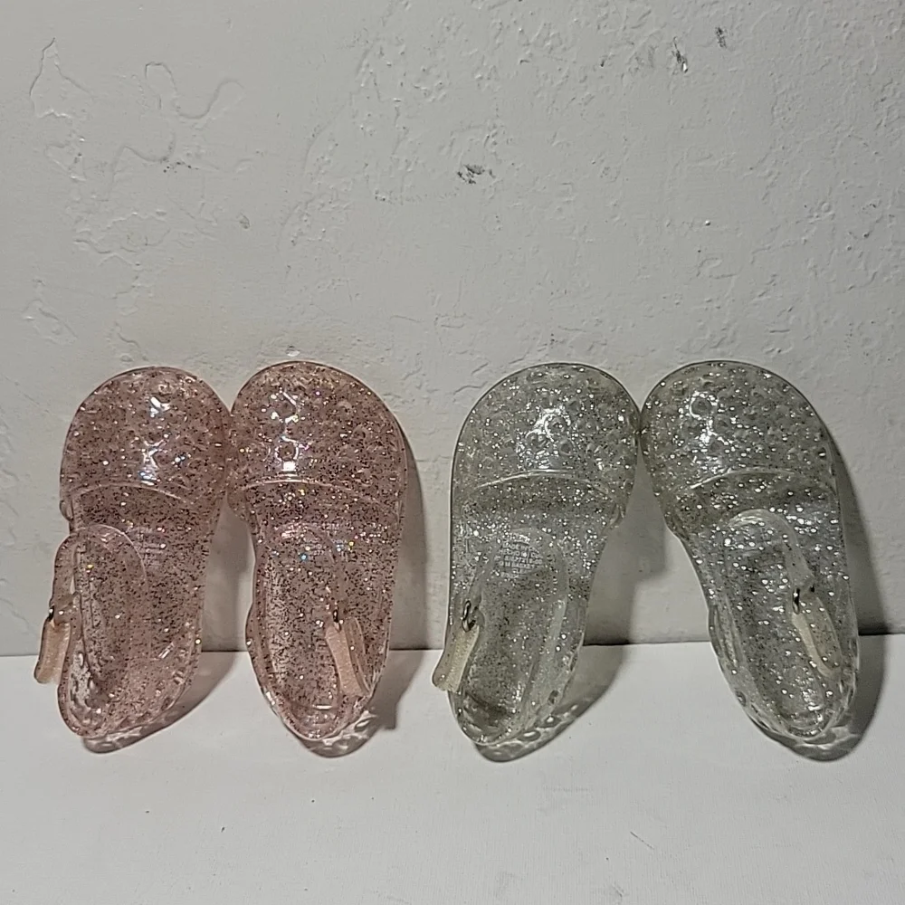 Baby Jelly Shoes Size 3 6-11 Months 2 pair